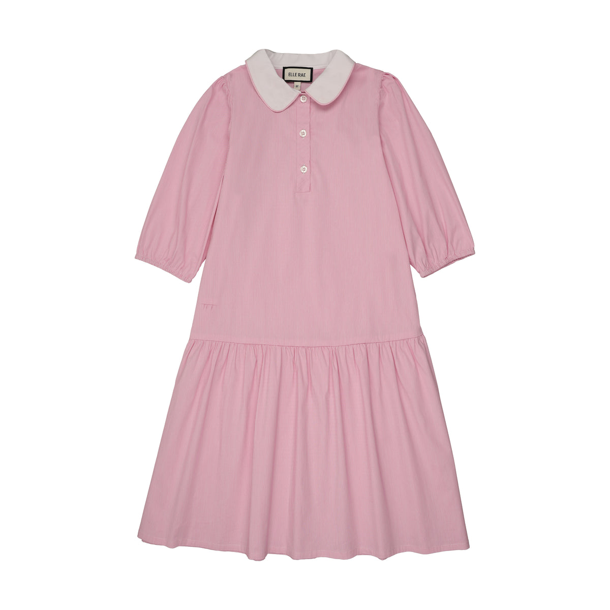 ELLE RAE TEEN PINSTRIPED DRESS