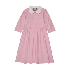 ELLE RAE PINSTRIPE 3/4 SLEEVE DRESS