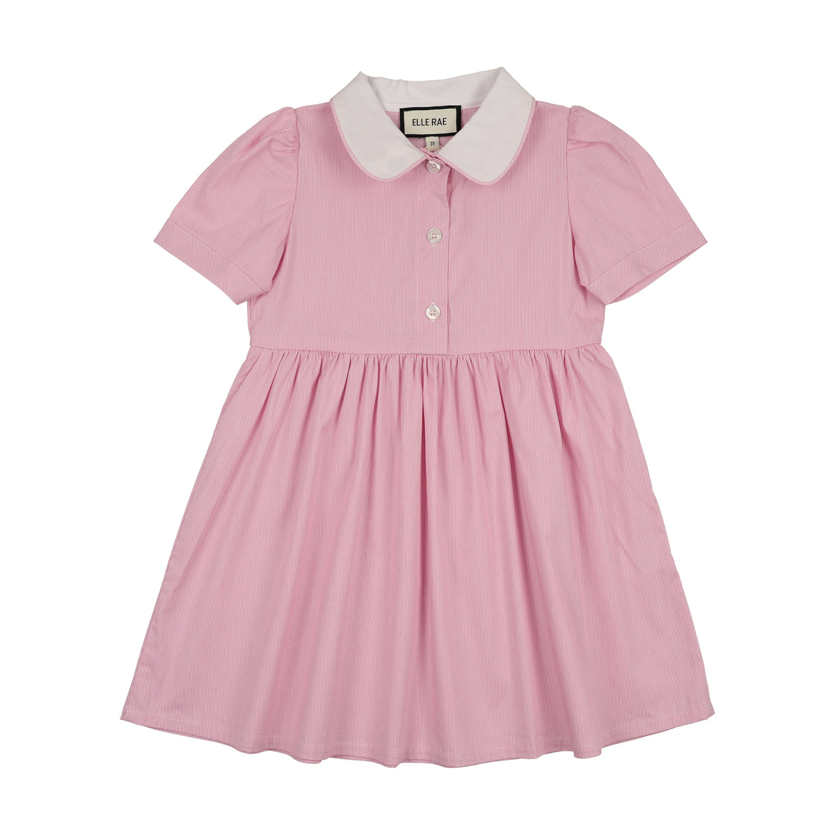 ELLE RAE PINSTRIPED DRESS