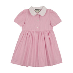 ELLE RAE PINSTRIPED DRESS