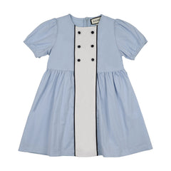 ELLE RAE DOUBLE BREASTED S/S DRESS