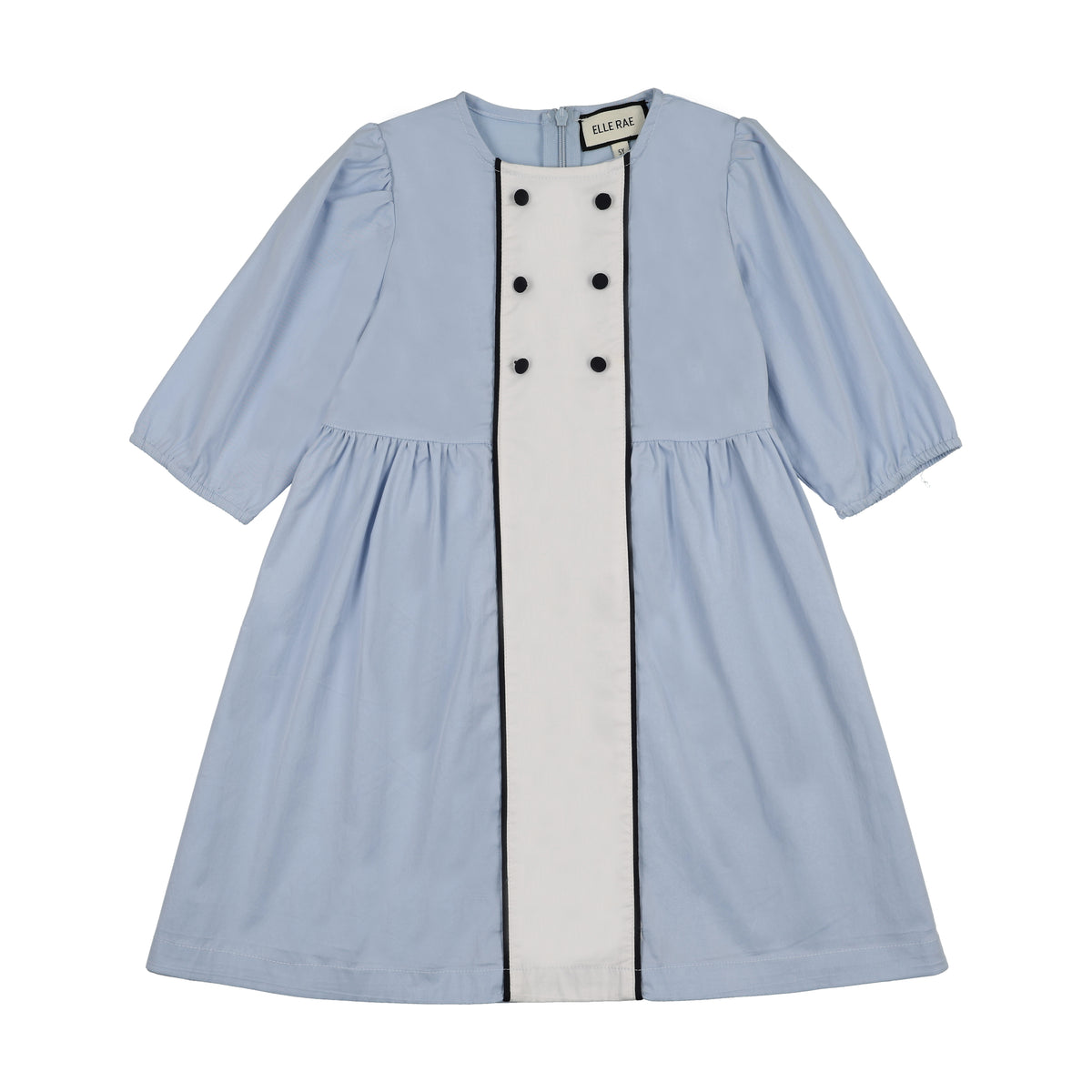 ELLE RAE DOUBLE BREASTED L/S DRESS