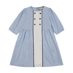 ELLE RAE DOUBLE BREASTED L/S DRESS