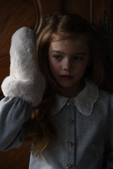 LRDM PETITS ELLE EMBROIDERED COLLAR BLOUSE