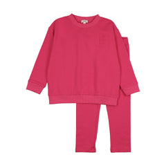 BONJOY 2PC EMBOSSED "B" SWEATSHIRT SET