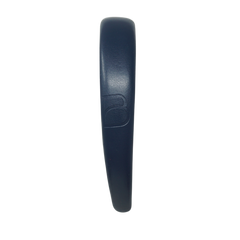 BANDEAU EMBOSSED LEATHER CLASSIC WIDE HEADBAND