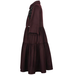 JESSIE AND JAMES BEADED TIERED DRESS