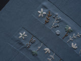 INIMINI EMROIDERED FLOWERS KNIT BLANKET