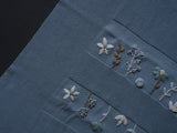 INIMINI EMROIDERED FLOWERS KNIT BLANKET