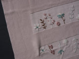 INIMINI EMBROIDERED FLOWERS KNIT BLANKET