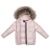 ELLABEE NATURAL RACCOON FUR BABY JACKET