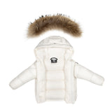 ELLABEE NATURAL RACCOON FUR BABY JACKET