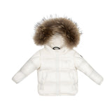 ELLABEE NATURAL RACCOON FUR BABY JACKET