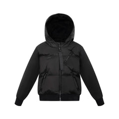 ELLABEE FUR LINED BOMBER JACKET