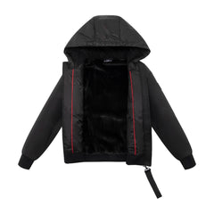 ELLABEE FUR LINED BOMBER JACKET