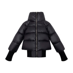 ELLABEE DOUBLE ZIPPER BOMBER COAT