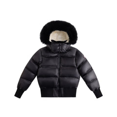 ELLABEE FUR ACCENT LINING BOMBER