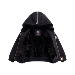 ELLABEE ELORA FUR LINED DOWN HOODIE