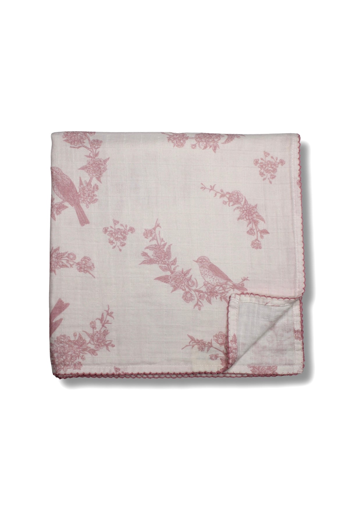 LITTLE THREADS BIRD MUSLIN BLANKET