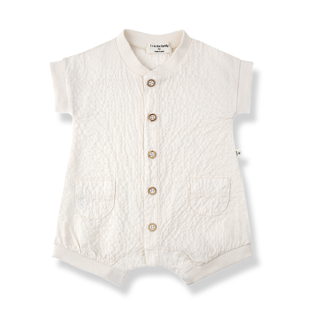 1+ IN THE FAMILY FILIPOS BUTTON UP ROMPER