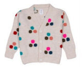 WYNKEN DOT KNIT FLAG CARDIGAN