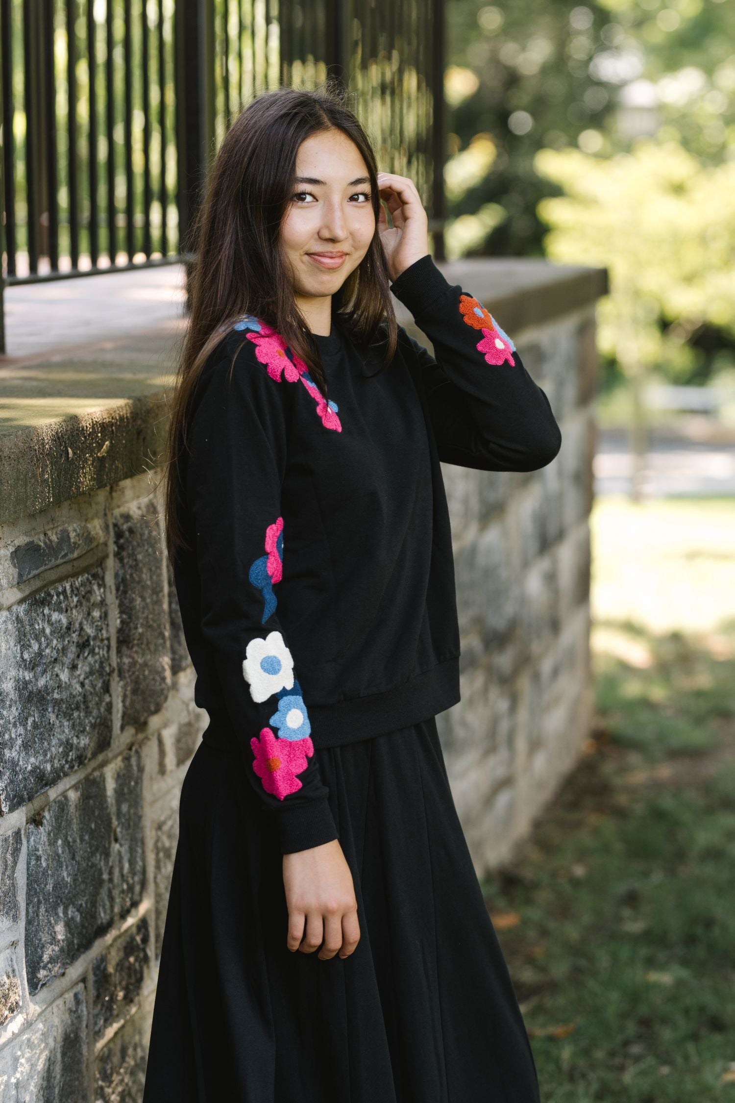 FROO STYLE CECILY FRENCH TERRY SKIRT