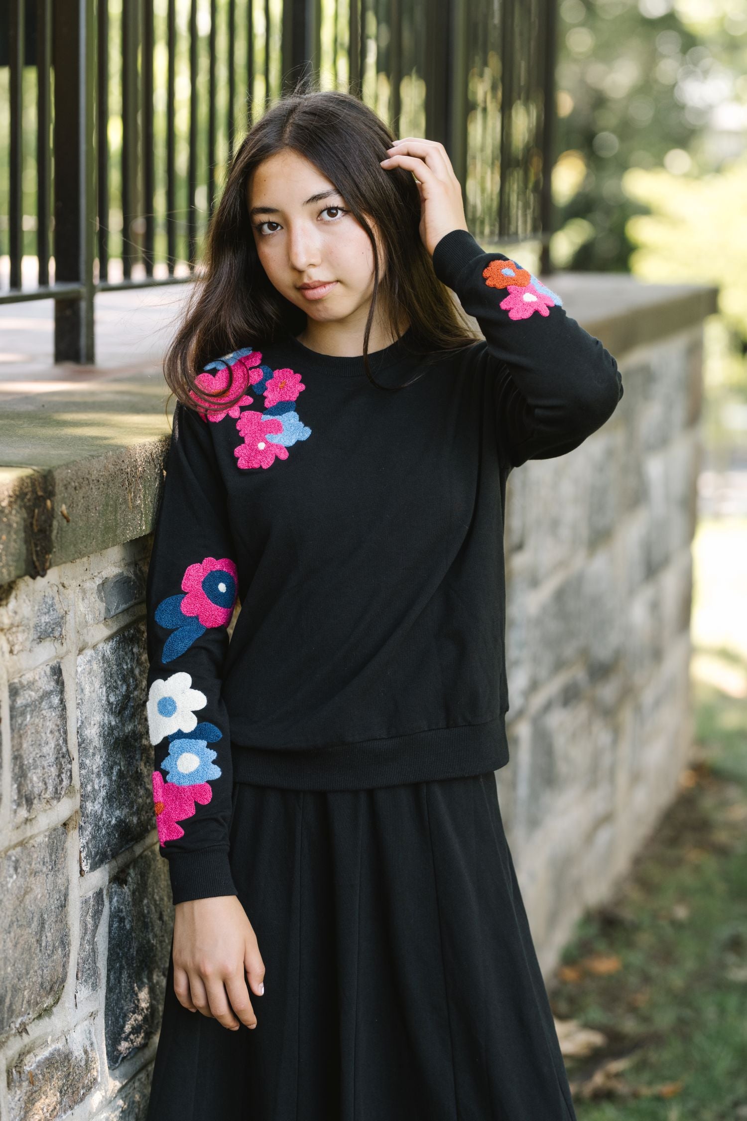 FROO STYLE CECILY FRENCH TERRY SKIRT