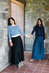FROO STYLE CELINE CORDUROY MAXI SKIRT