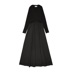 FROO STYLE ODELIA RIBBED TOP MAXI DRESS