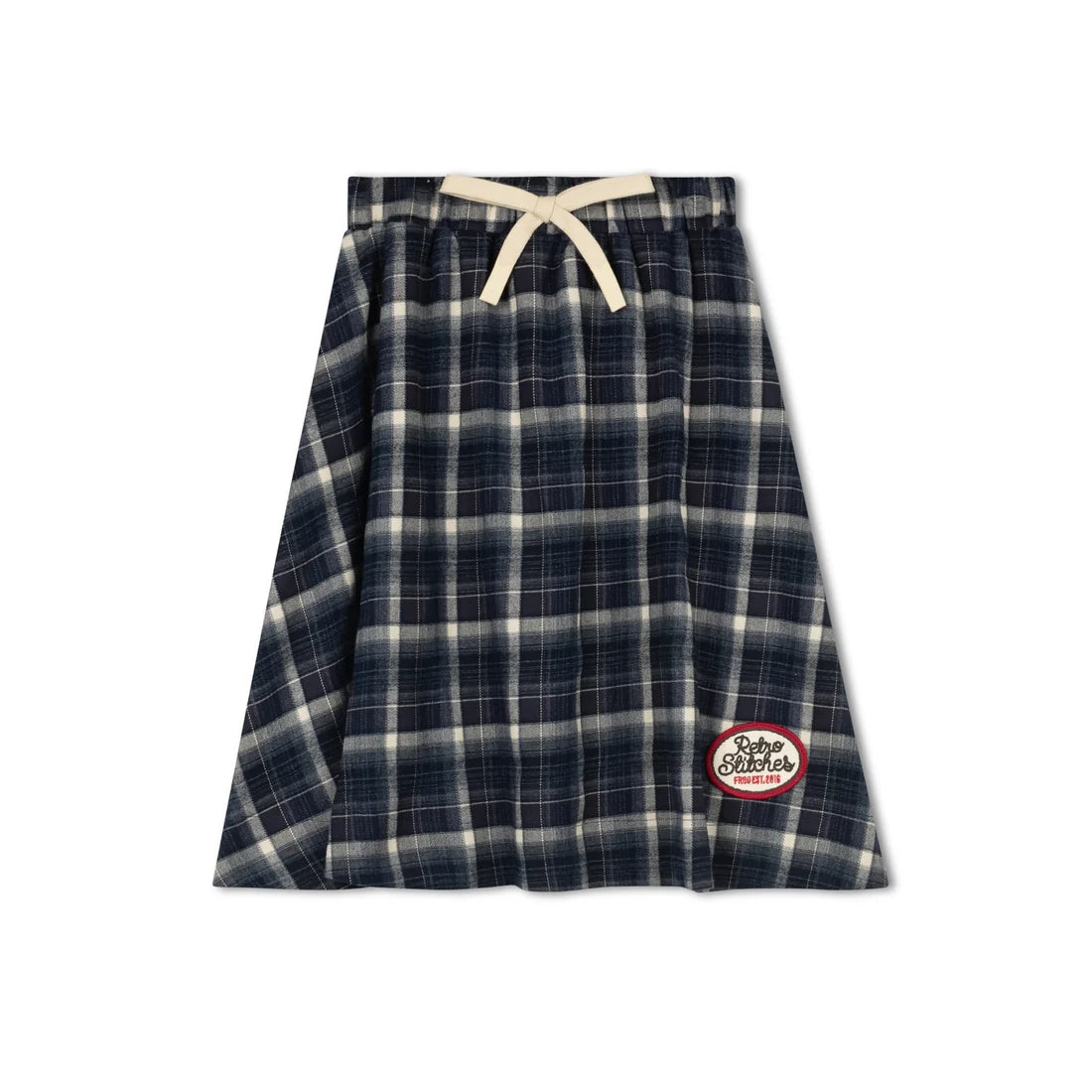 FROO STYLE BLUE HOUR TARTAN PLAID SKIRT