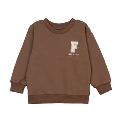 FROO STYLE TOFFEE TERRY BABY TOP