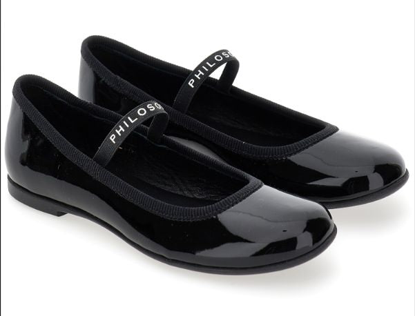 PHILOSOPHY BALLET FLAT WITH PHILOSOPHY LOG BAND