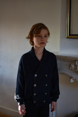 LRDM PETITS ALAIN DOUBLE BREASTED CARDIGAN