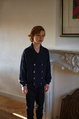 LRDM PETITS ALAIN DOUBLE BREASTED CARDIGAN