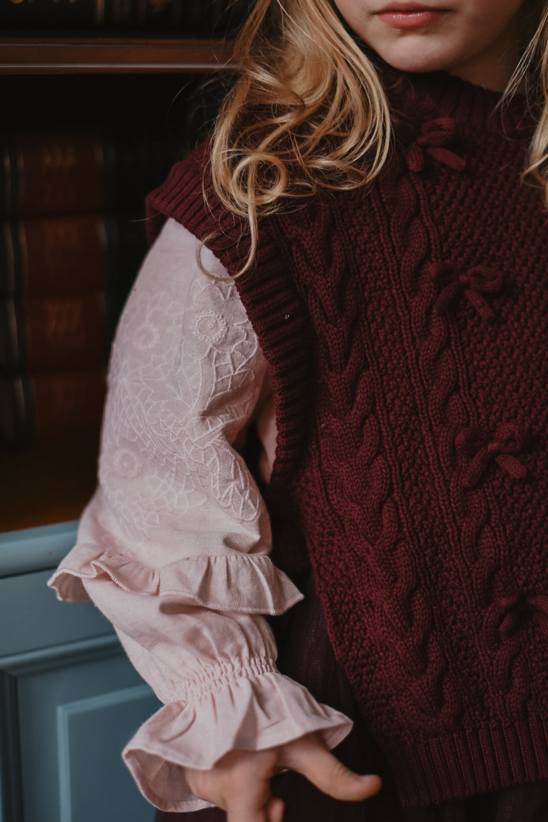 LRDM PETITS ELISE BOW VEST
