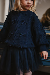 LRDM PETITS ELISE BOW SWEATER