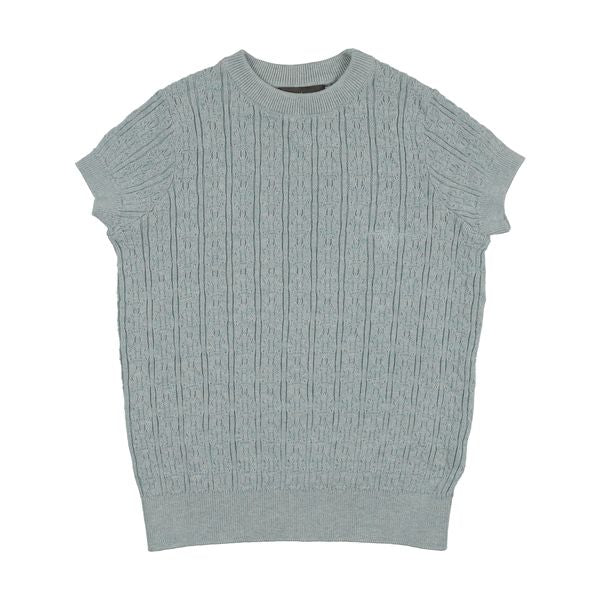 SWEET THREADS OCEAN TEXTURED SWEATER
