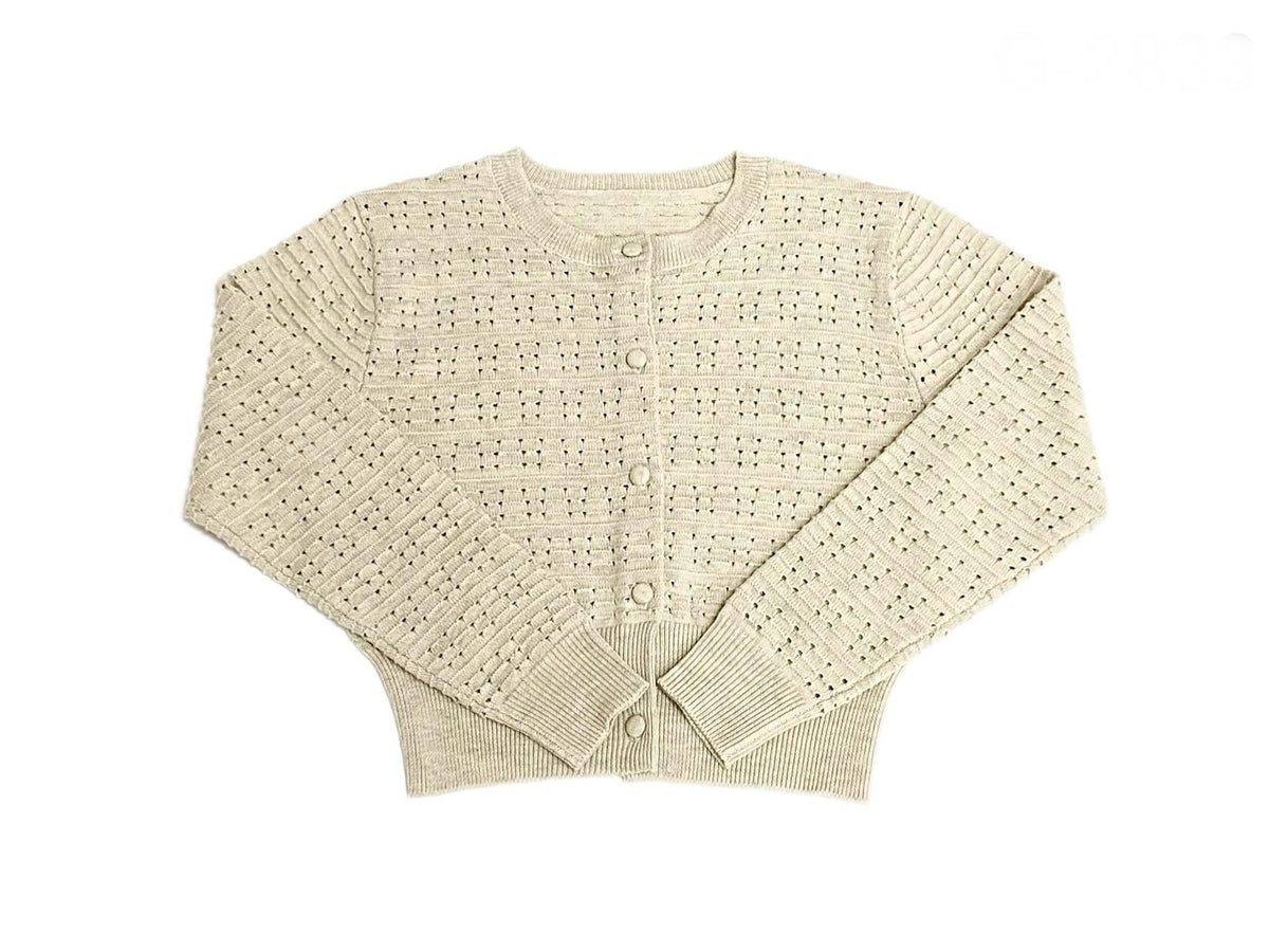 KLAI TEXTURED CARDIGAN