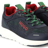 HUGO TRAINERS WITH PRINTED DETAIL AND LOGO