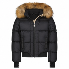 SCOTCH BONNET PUFFER DOWN COAT WITH FUR