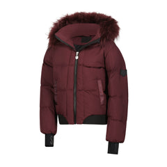 SCOTCH BONNET PUFFER DOWN COAT WITH HOODED FUR