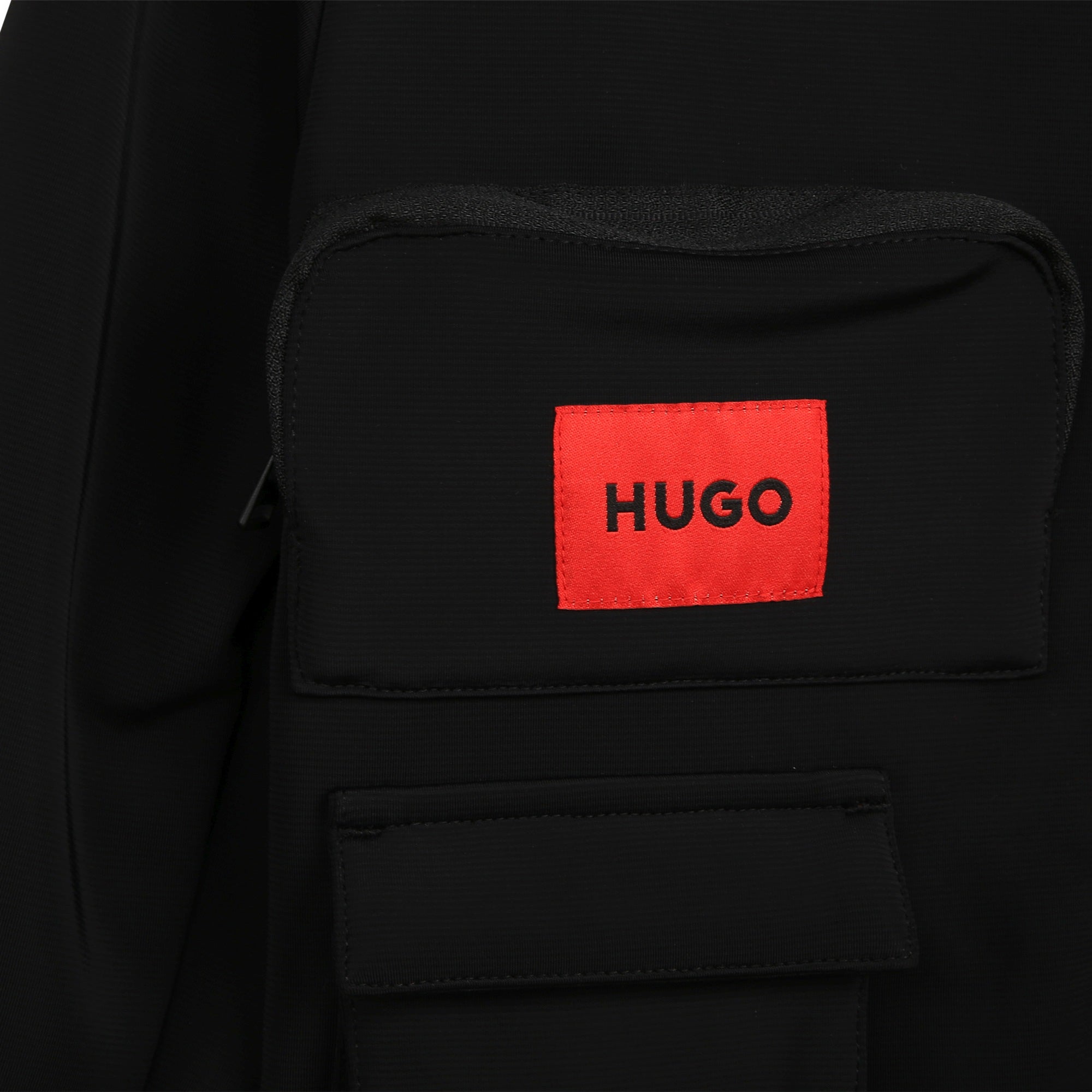 HUGO 3 POCKET ZIP-UP HUGO LOGO – Little Women Too