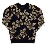 KIPP FLORAL METALLIC SWEATER