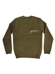 KIPP 2PC SOL KNIT SWEATER WITH LESLIE KNIT OVERALL