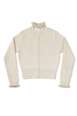 KLAI 2PC SALLY RIB KNIT TOP WITH CHECK WRAP JUMPER