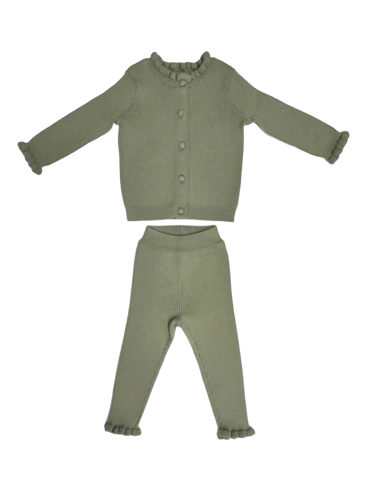 KLAI 2PC SALLY RIB KNIT SET