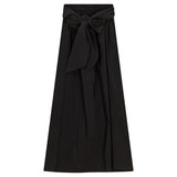 GEM BELTED TAFFETA SKIRT