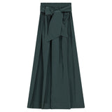 GEM BELTED TAFFETA SKIRT