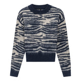 GEM ZEBRA PATTERN SWEATER