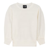 GEM SHORT PUFF SLEEVE SWEATER